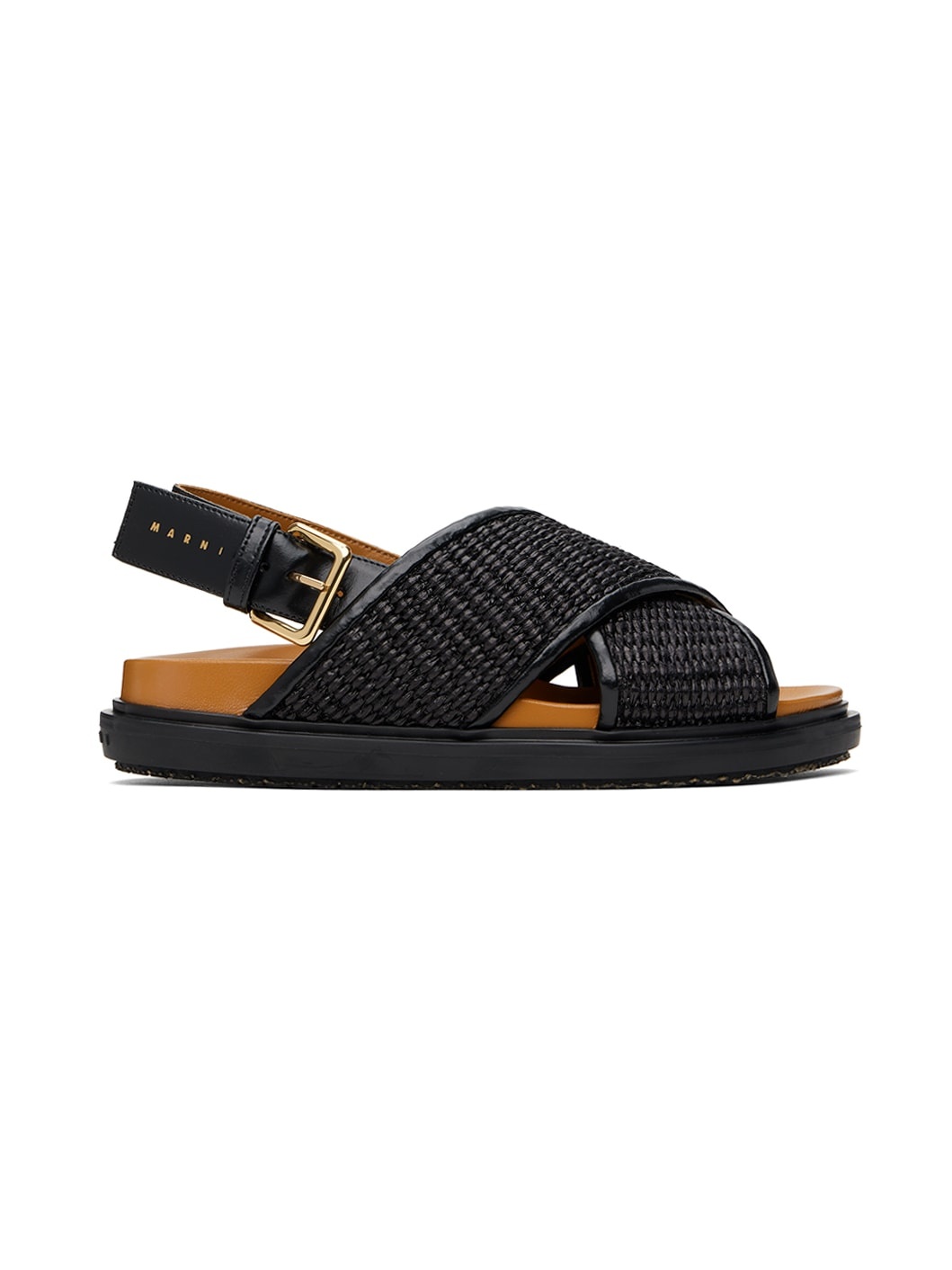 Black Fussbett Sandals - 1