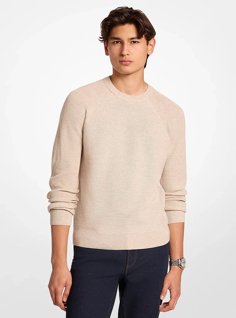 Wool Blend Crewneck Sweater - 1