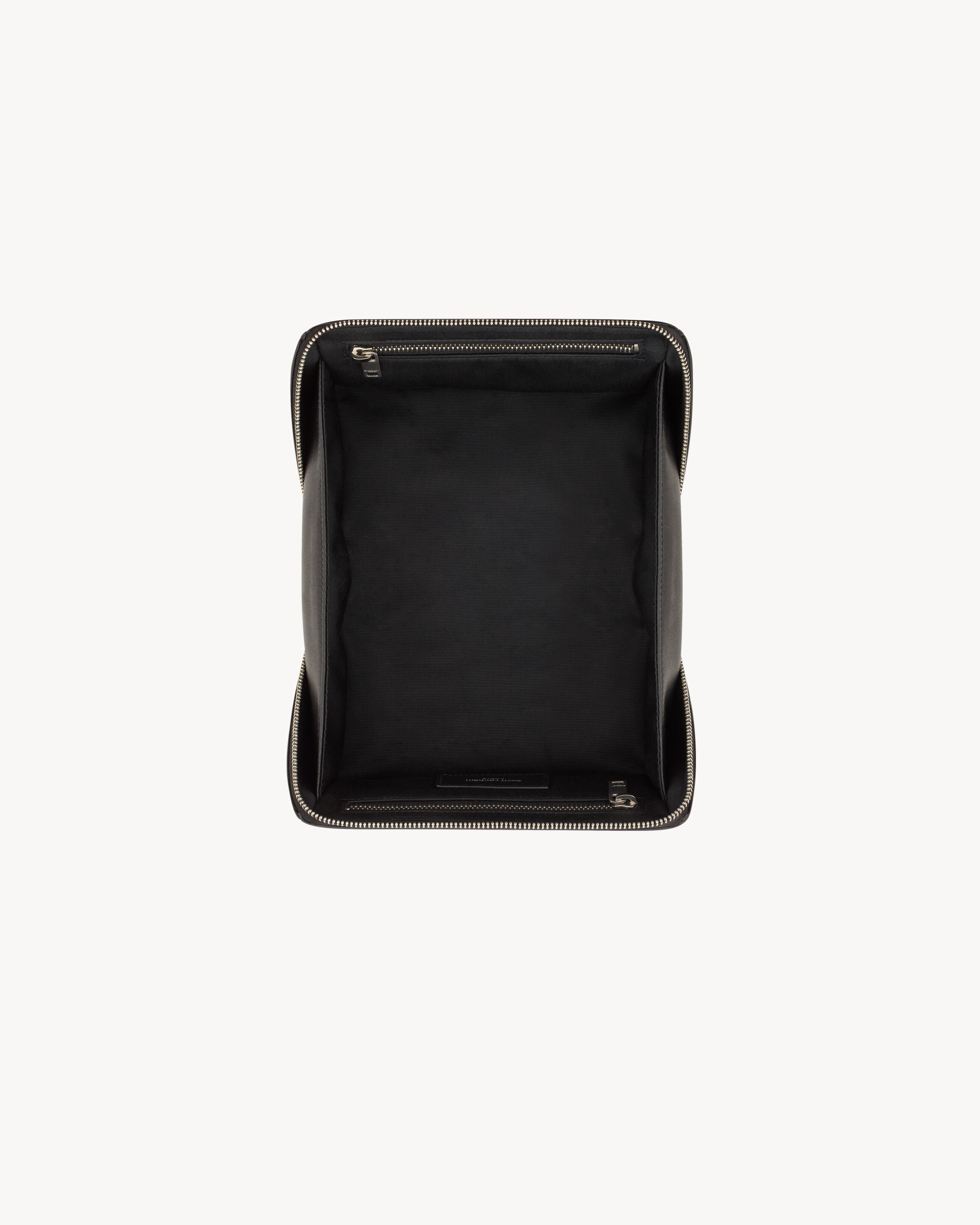 SAINT LAURENT PARIS SMALL VANITY CASE IN SMOOTH LEATHER - 4