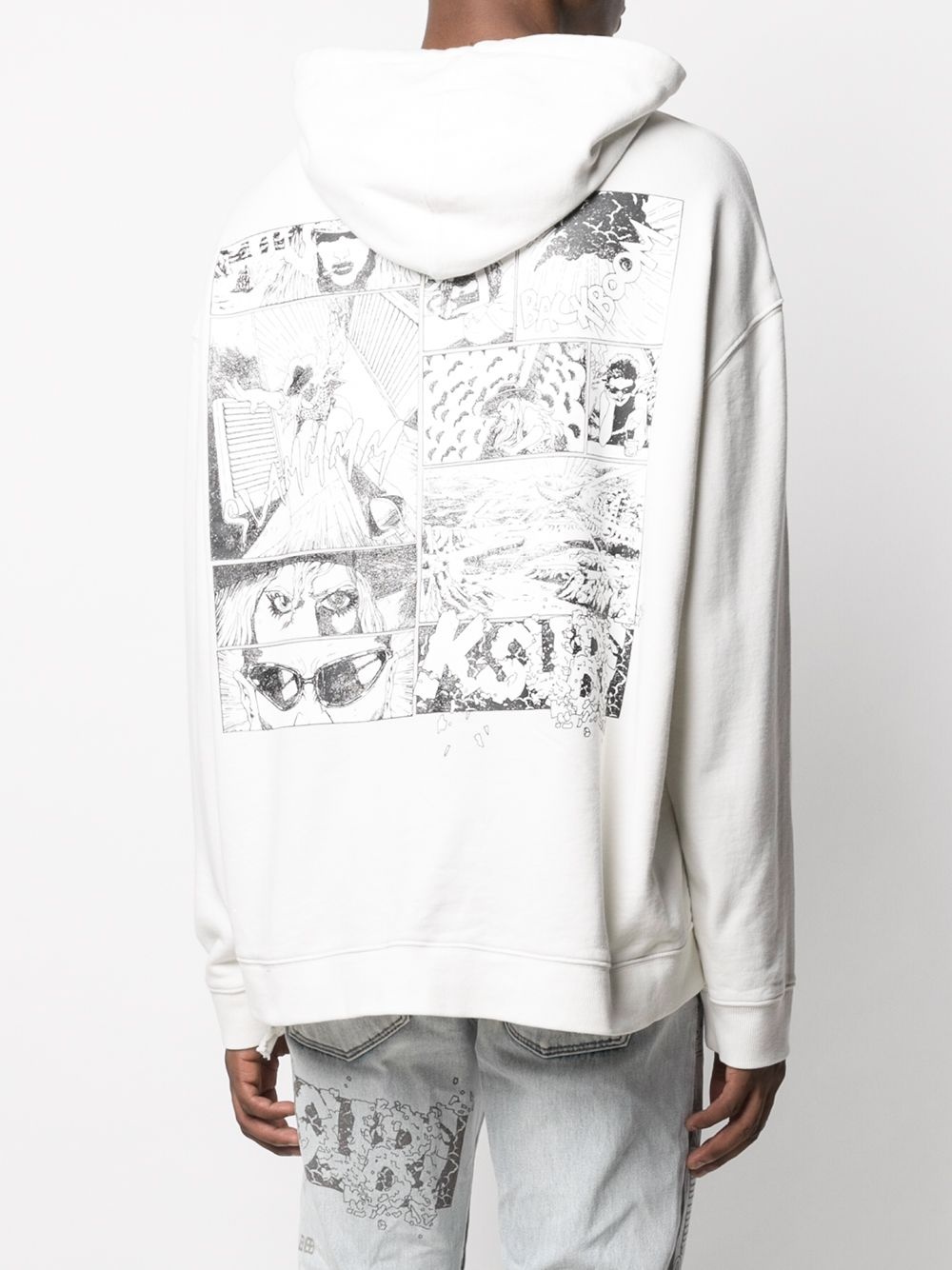 comic strip logo hoodie - 4