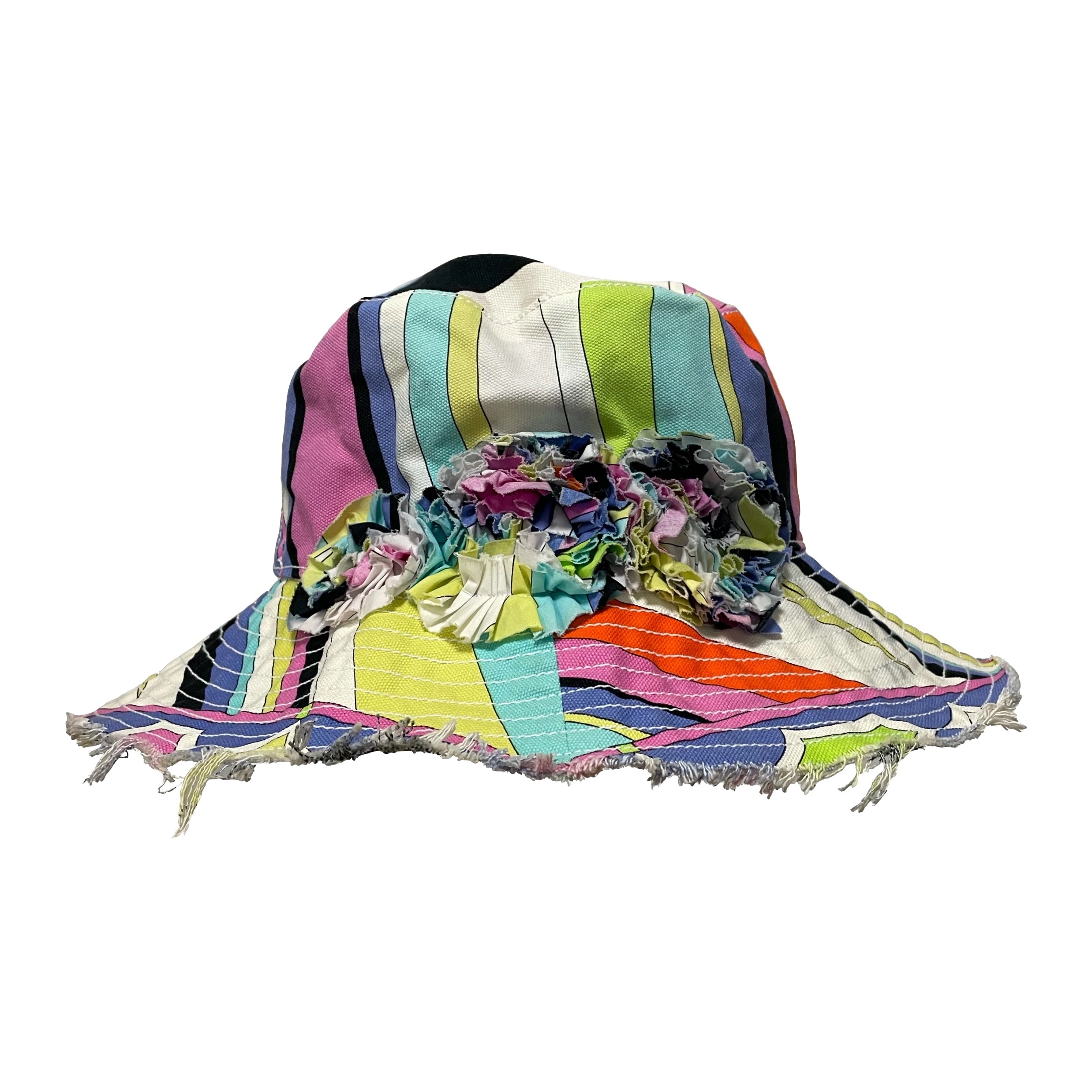 EMILIO PUCCI Spring Summer 2005 Bucket Hat with Flowers - 2