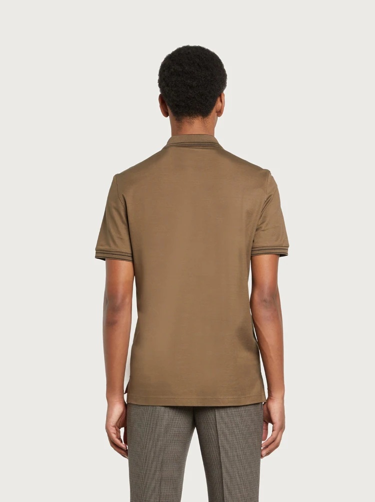 COTTON PIQUET POLO - 3