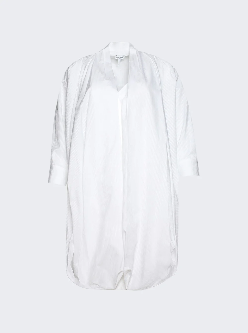 Draped Dress White - 1