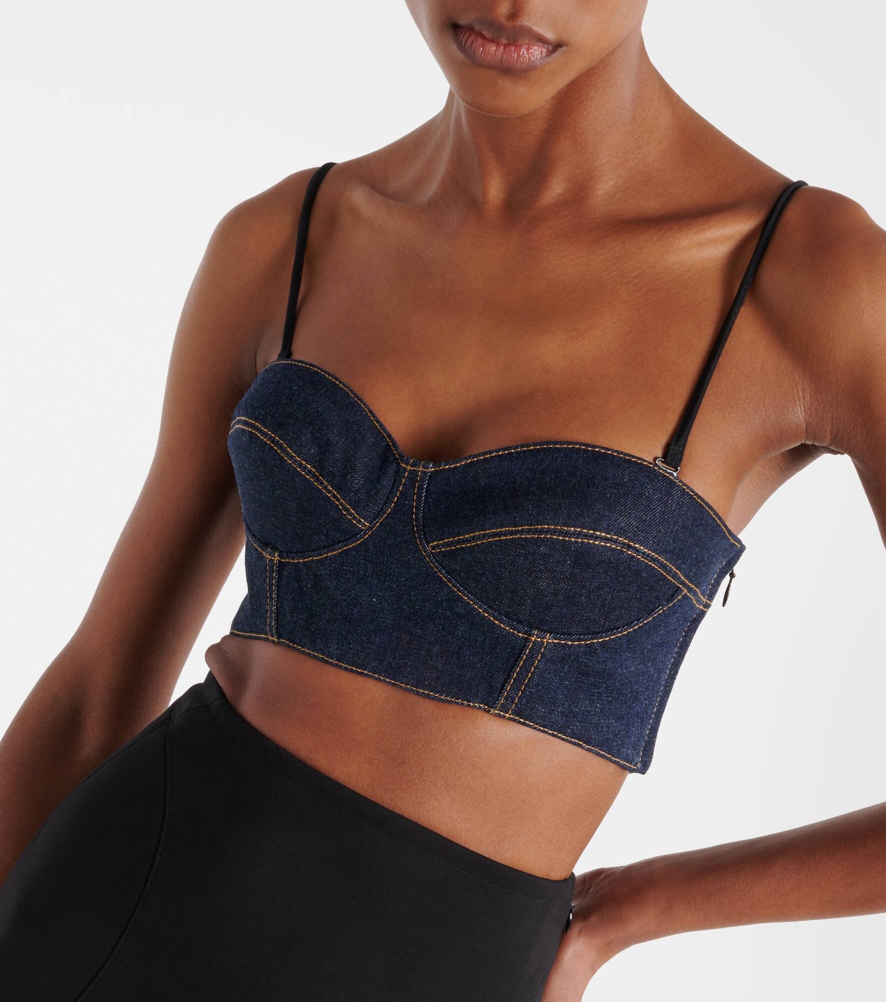 Denim bra top - 4