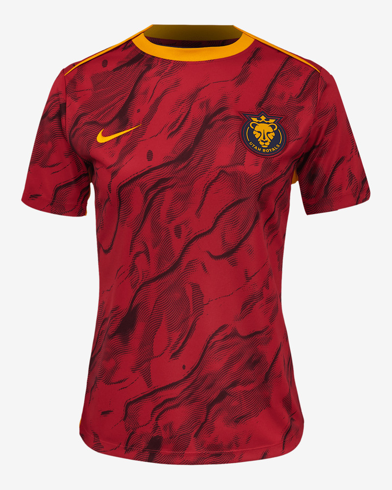 Utah Royals FC 2025 Women's Nike NWSL Short-Sleeve Pre-Match Top 1