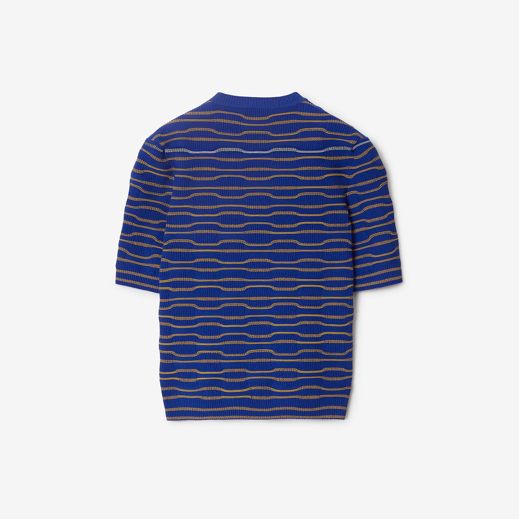Striped Cotton Blend Top - 5