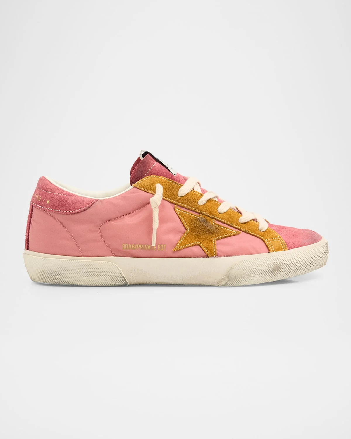 Super-Star Nylon and Suede Low-Top Sneakers - 1