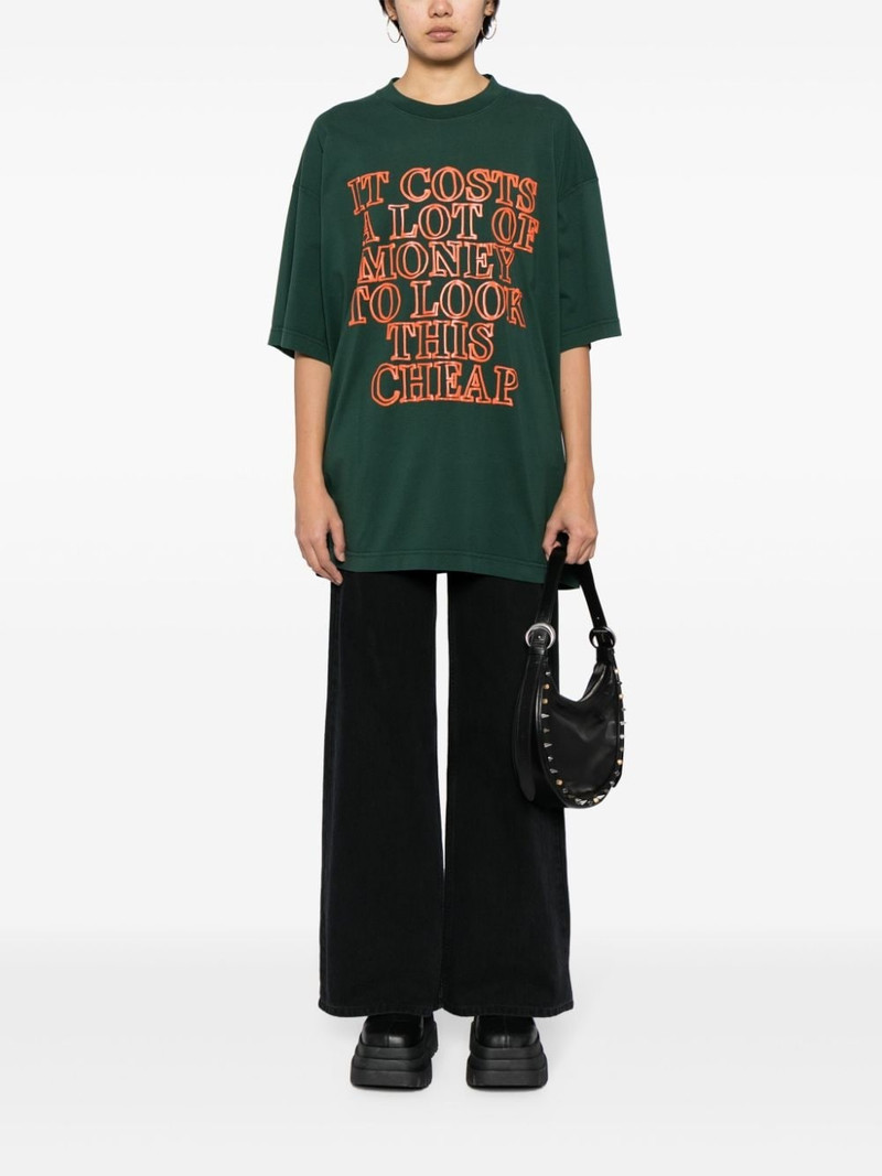 slogan-print cotton T-shirt 3