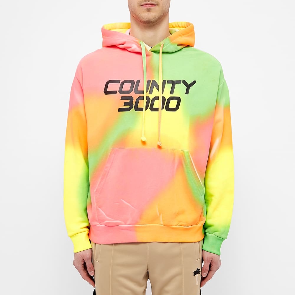 Marcelo Burlon Tie Dye Popover Hoody - 3