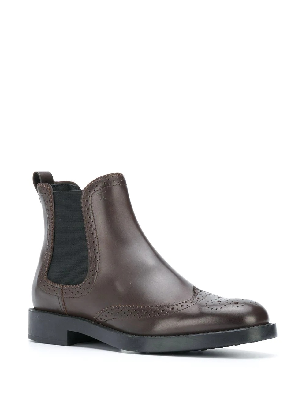 brogue chelsea boots - 2