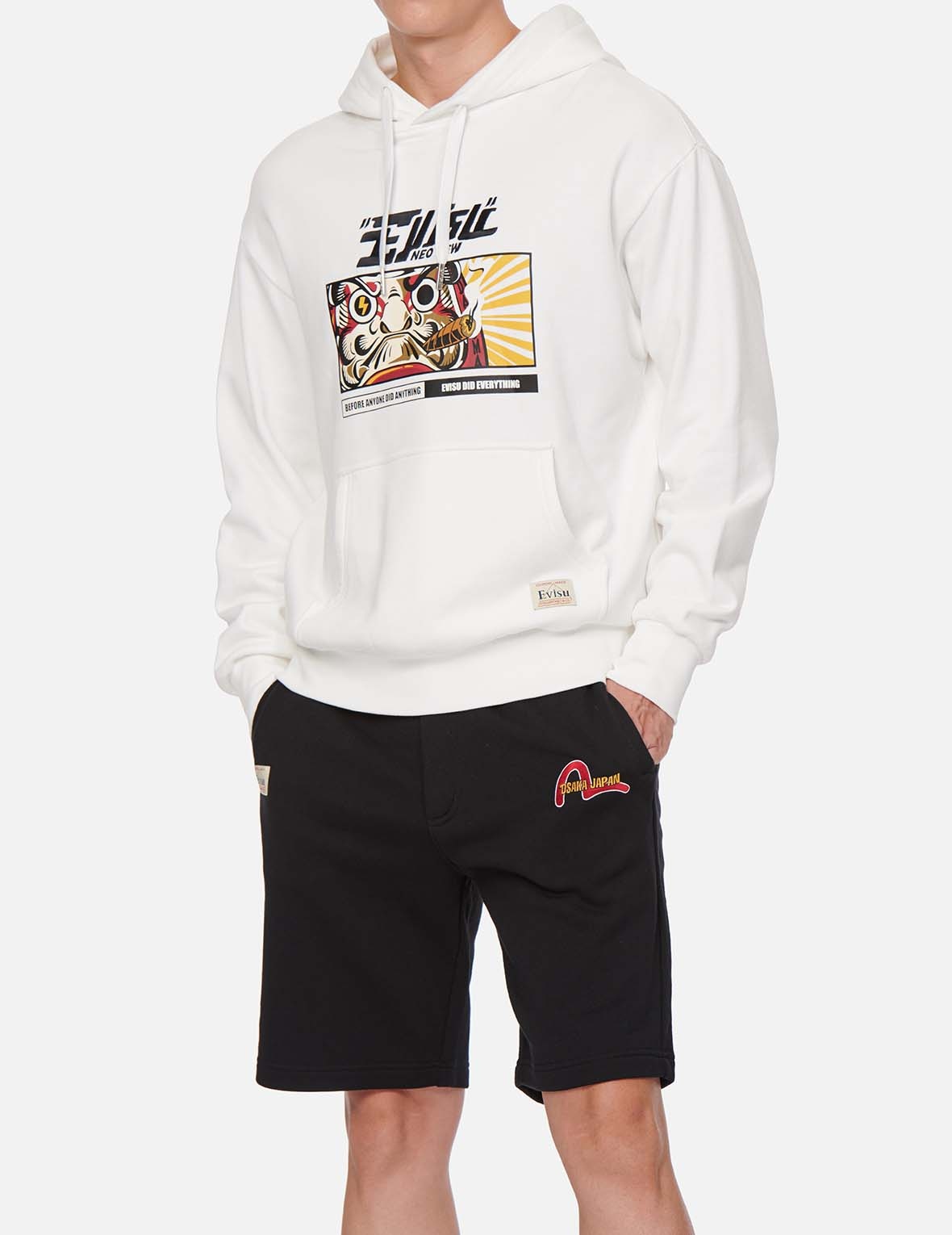 DARUMA BOX PRINT HOODED SWEATSHIRT - 3