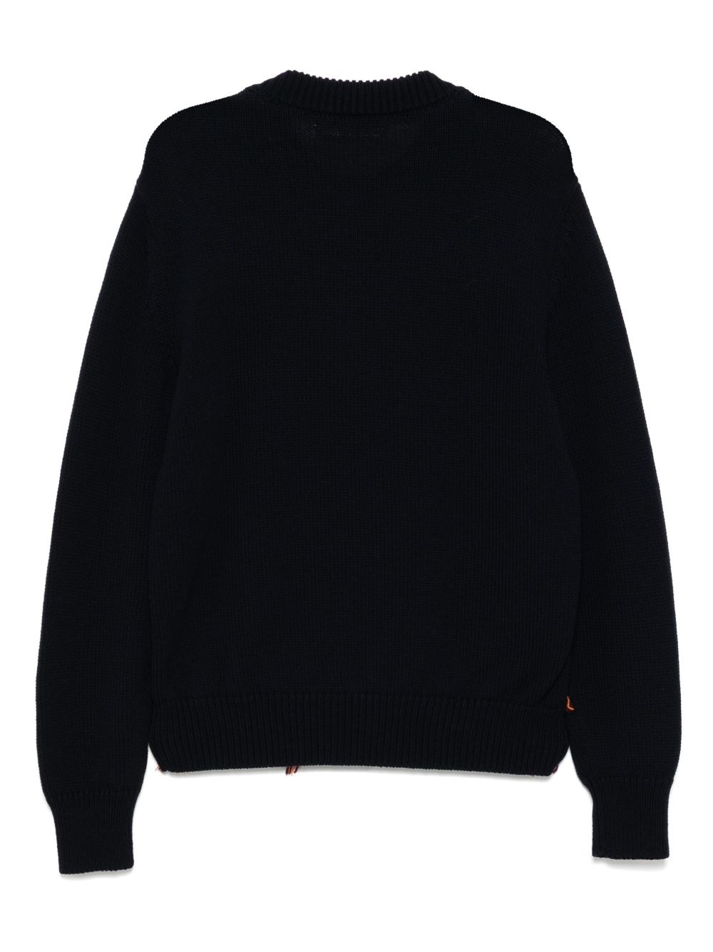 intarsia quilt crew-neck jumper - 2