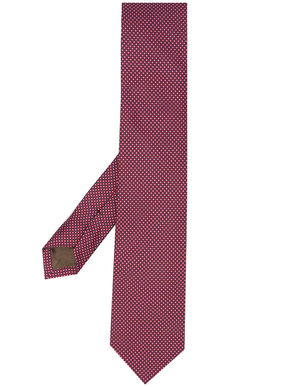 geometric print tie - 1