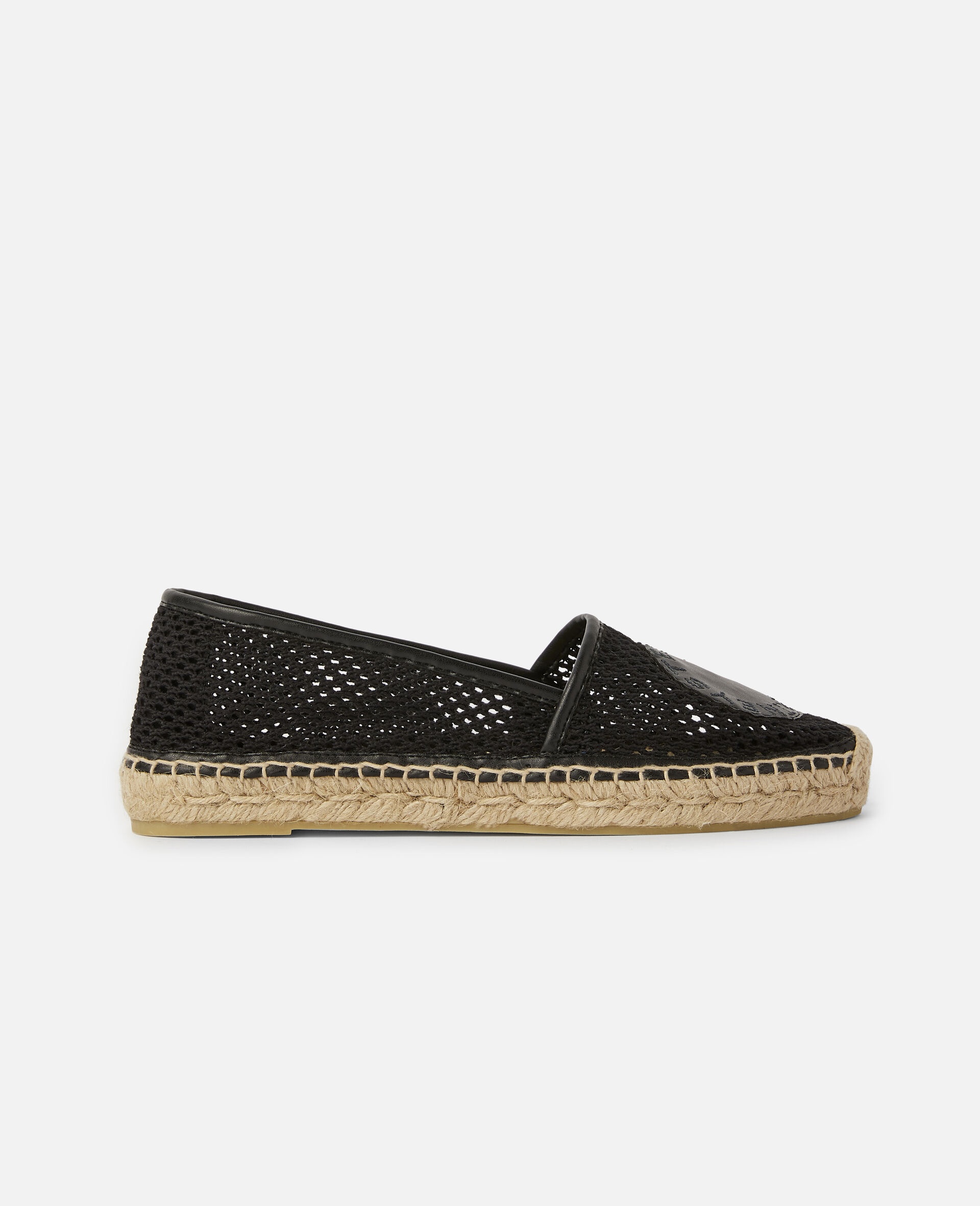 Selene Woven Mesh Logo Espadrilles - 1