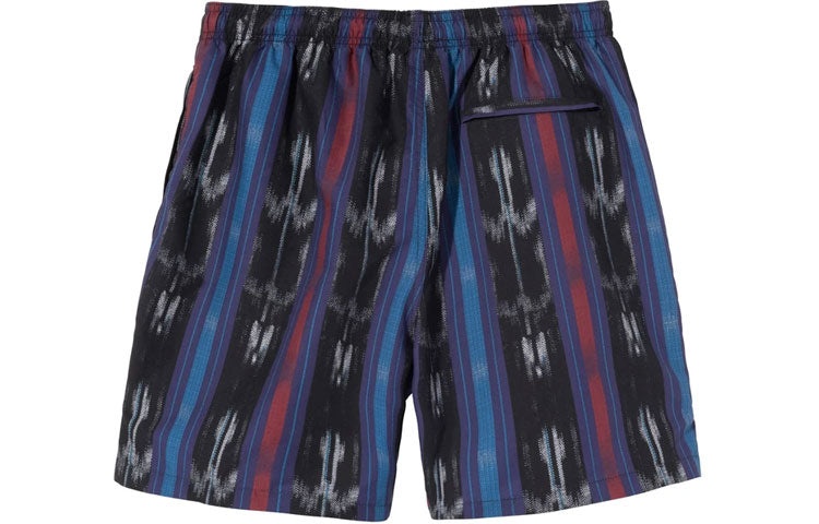 Stussy Ikat Stripe Water Short 'Black' 113135 - 2