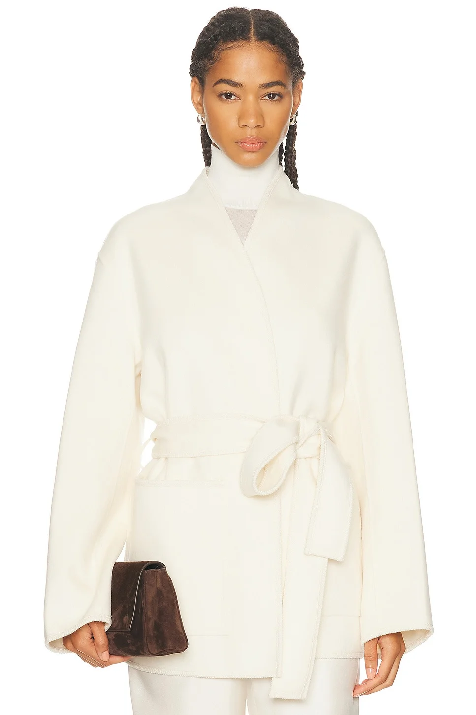 Double Faced Kimono Style Jacket - 1