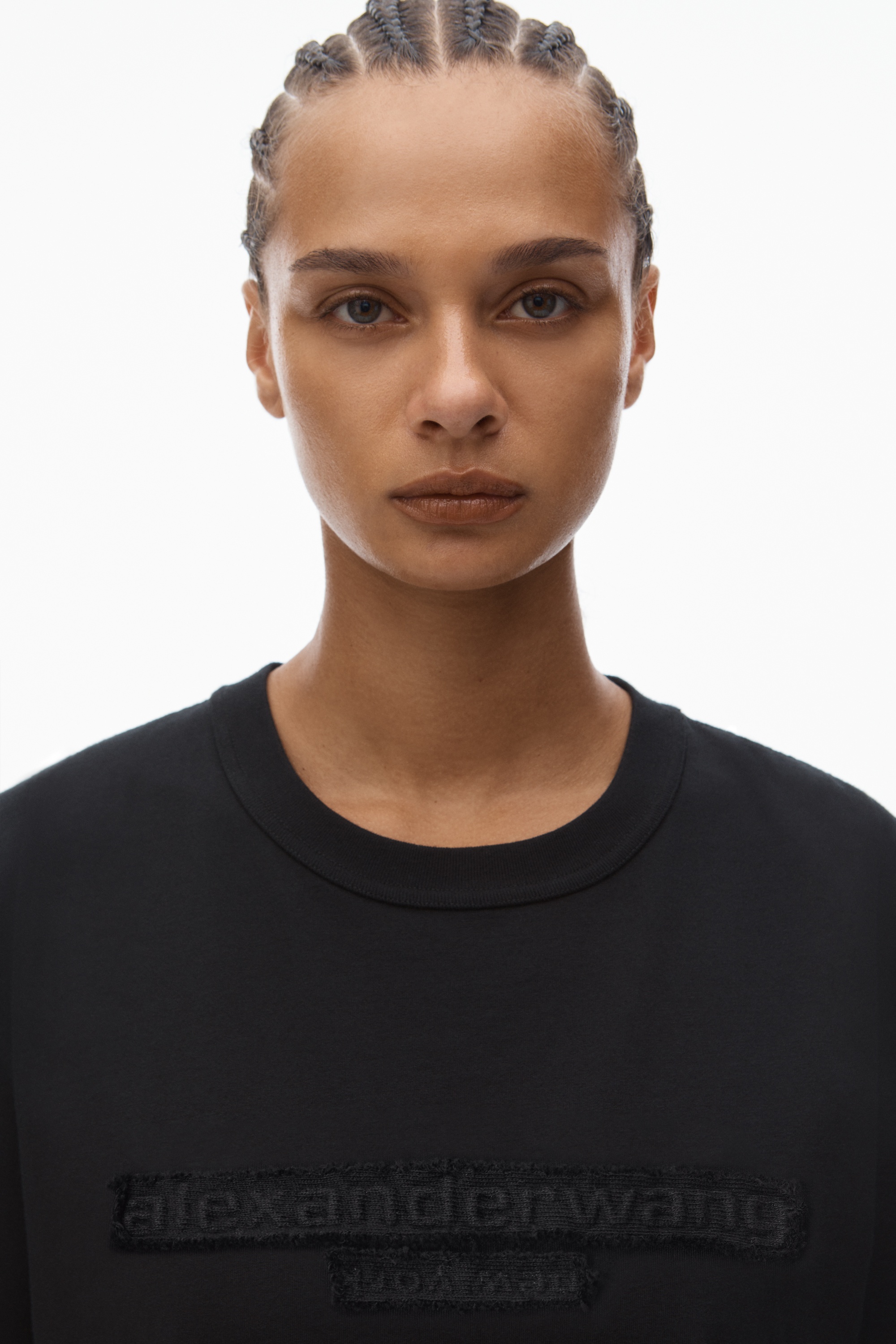 Unisex Tee with Distressed Logo in Cotton Jersey - 3