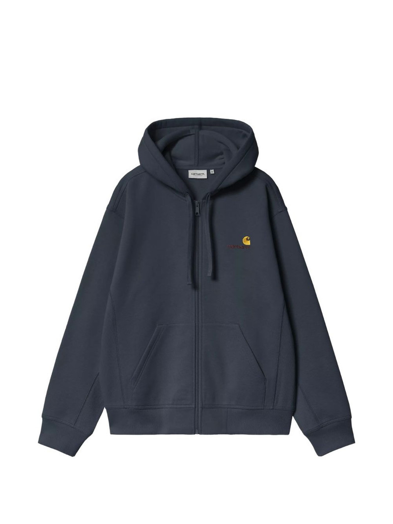 American Script zip-up hoodie 1