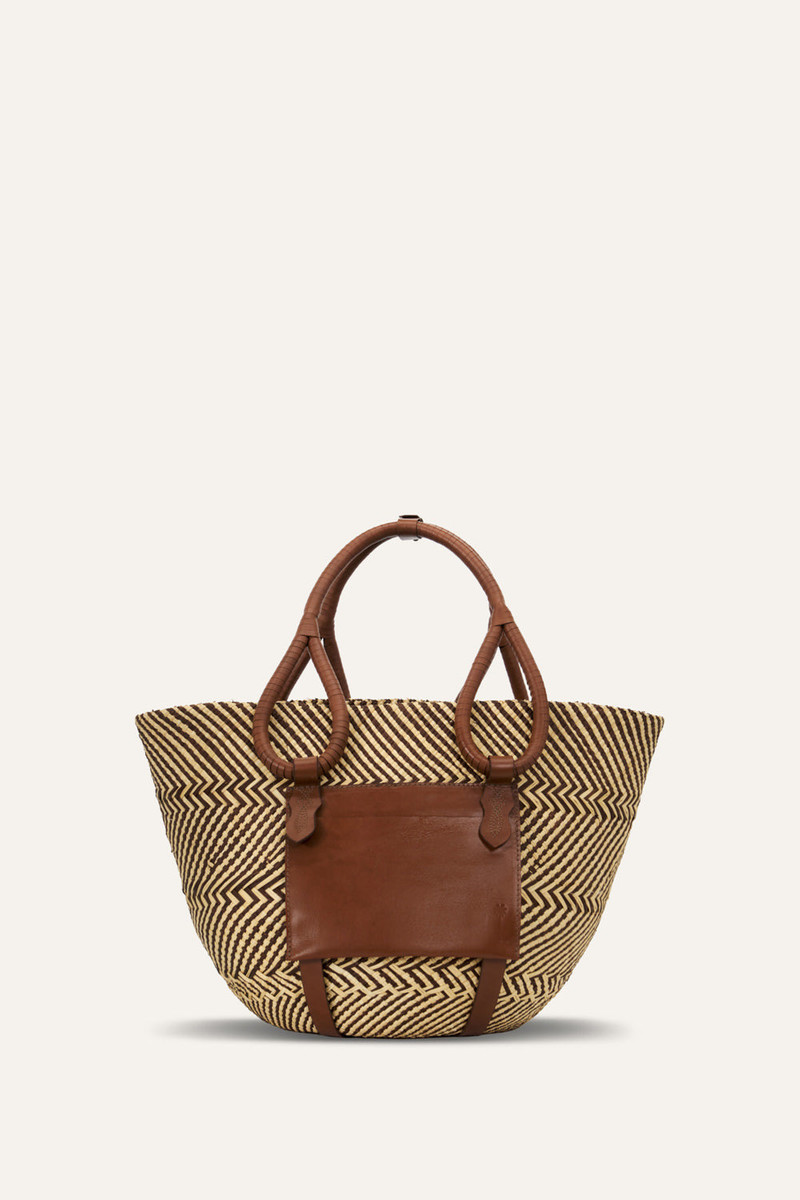Destination Seaside Tote Bag in Brown 1