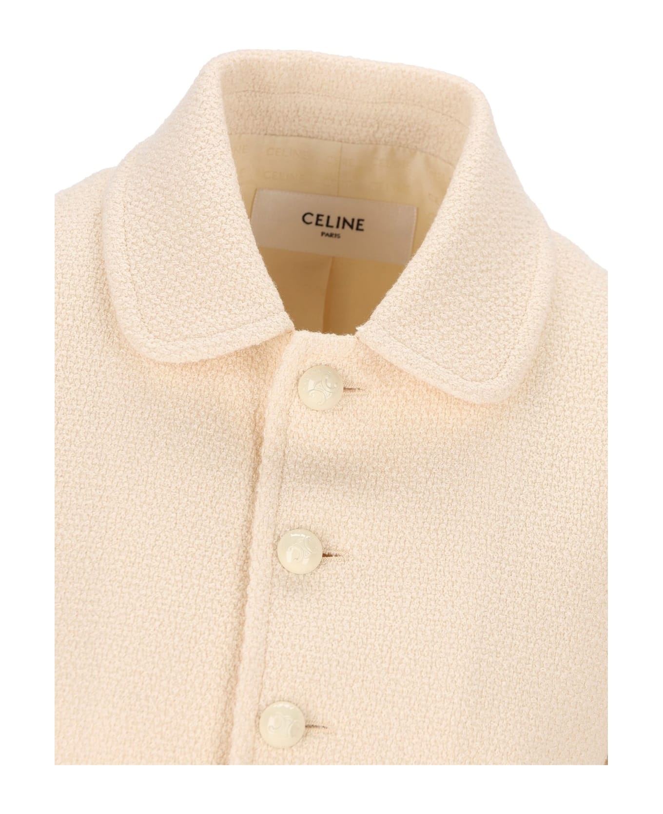関税込 CELINE | Verneuil jacket in wool tweed Celine 24AW Verneuil Jacket Wool Tweed Bernouille 2V44X391Z