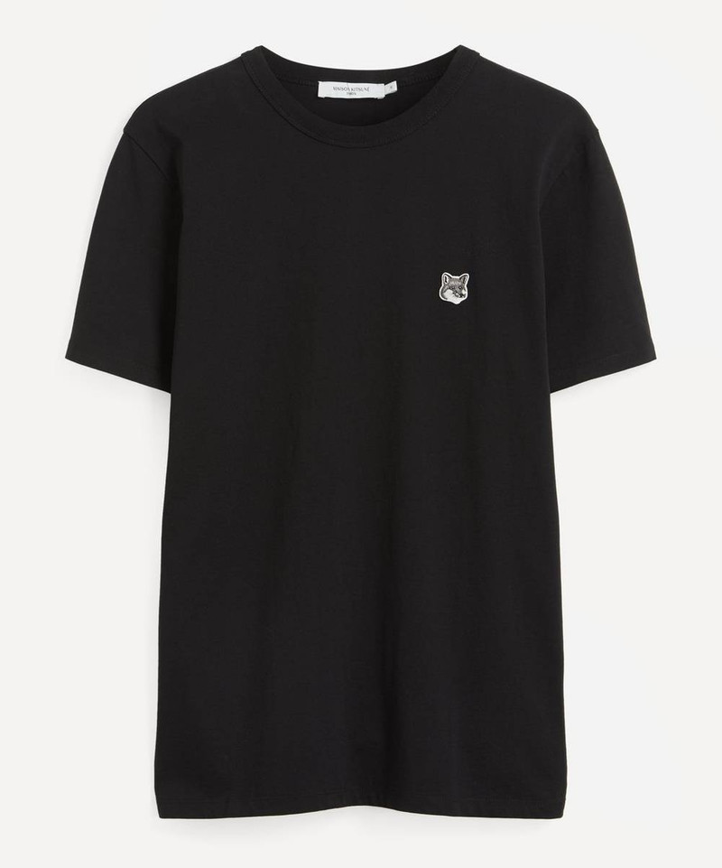 Grey Fox Head Patch T-Shirt 1