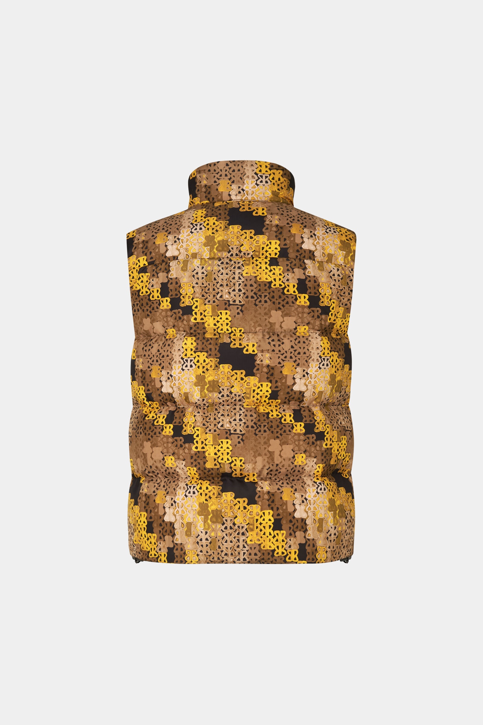 Orely Lightweight down vest in Camel/Mustard yellow - 8