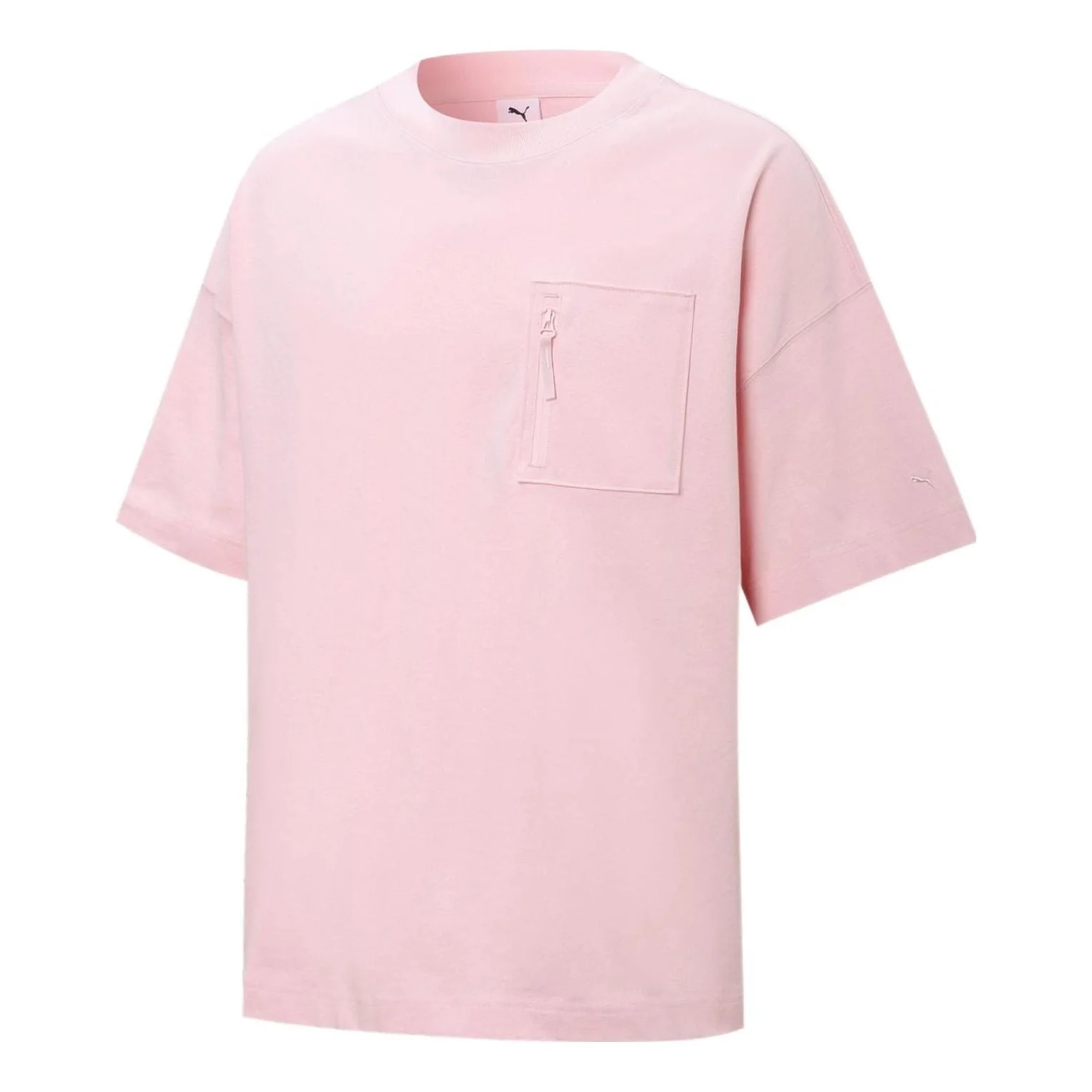PUMA Logo Pocket T-Shirt 'Pink' 534670-16 - 1