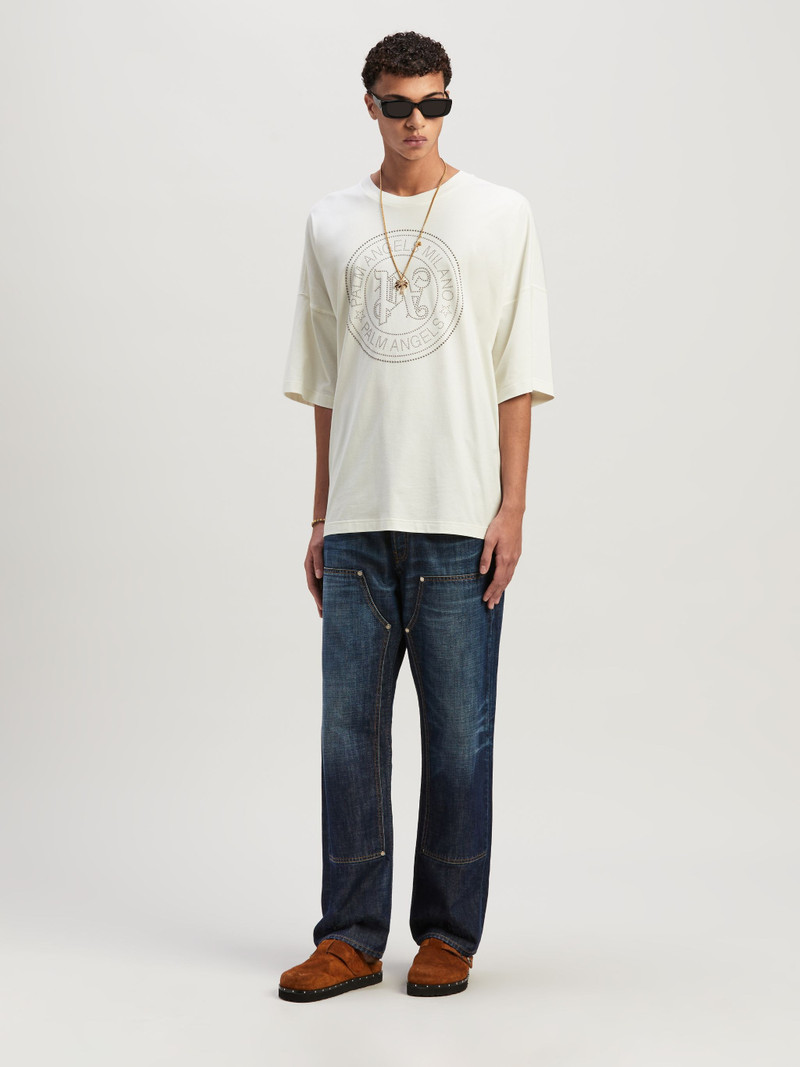 Palm Angels Milano Stud Loose T-Shirt outlook