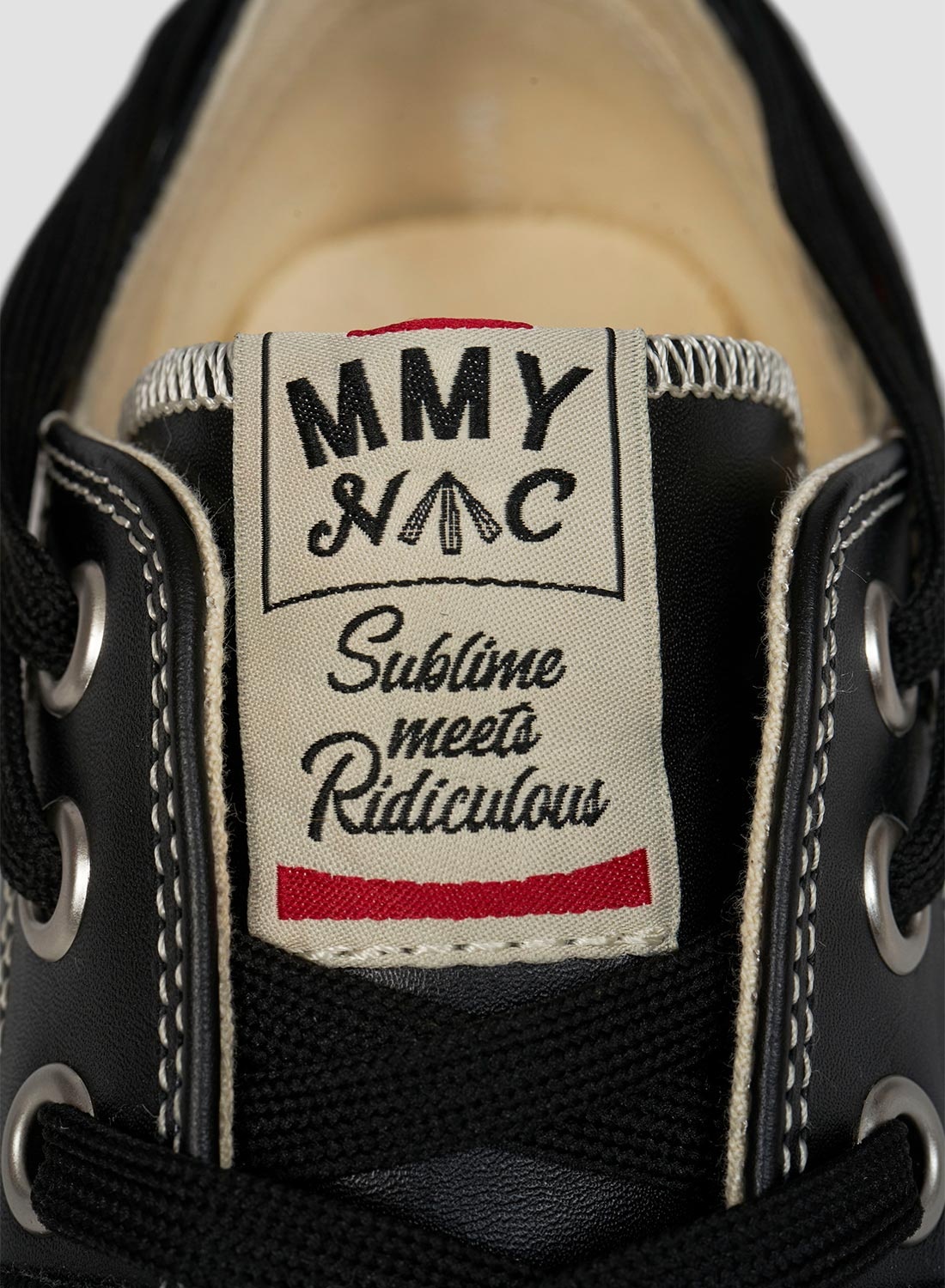 NC x Mihara Yasuhiro Leather Bowling Shoe in Black - 7