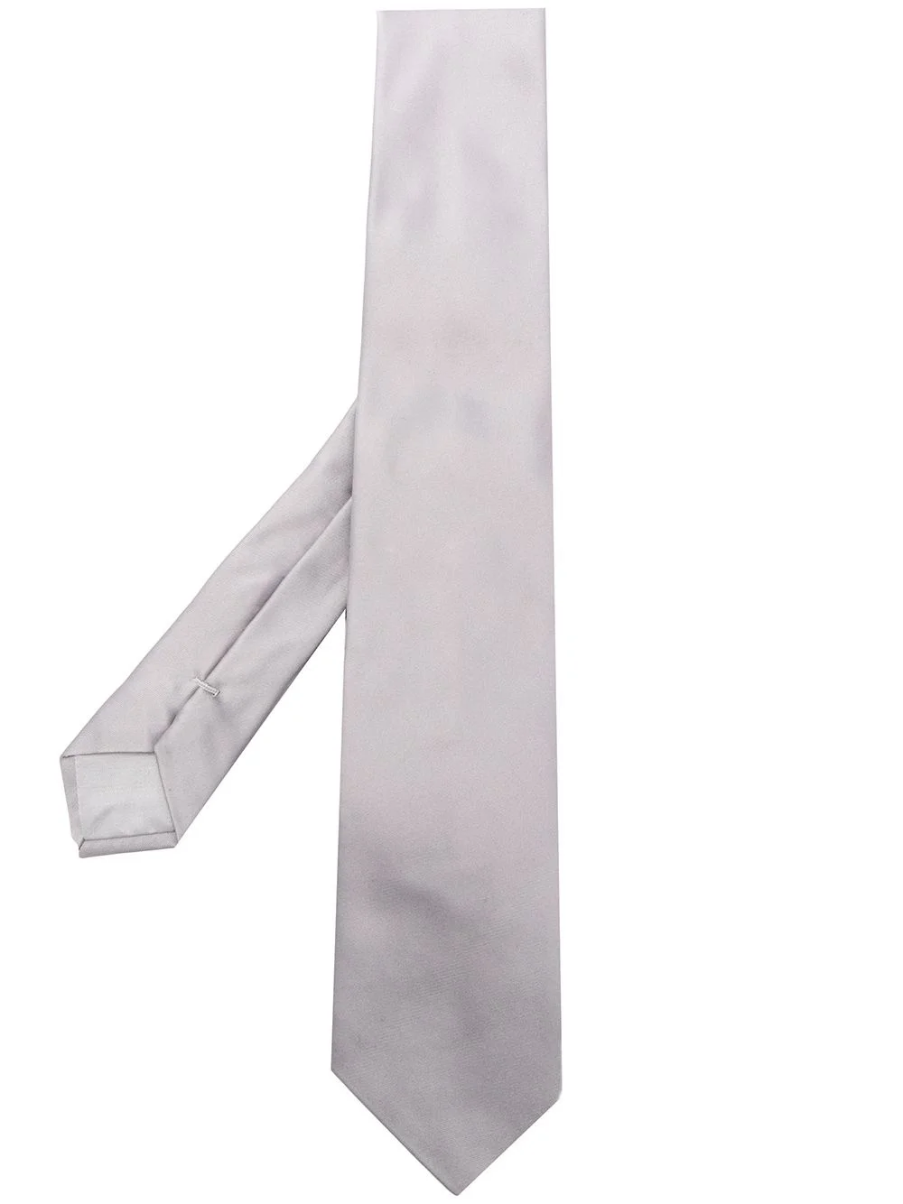 pointed-tip silk tie - 1
