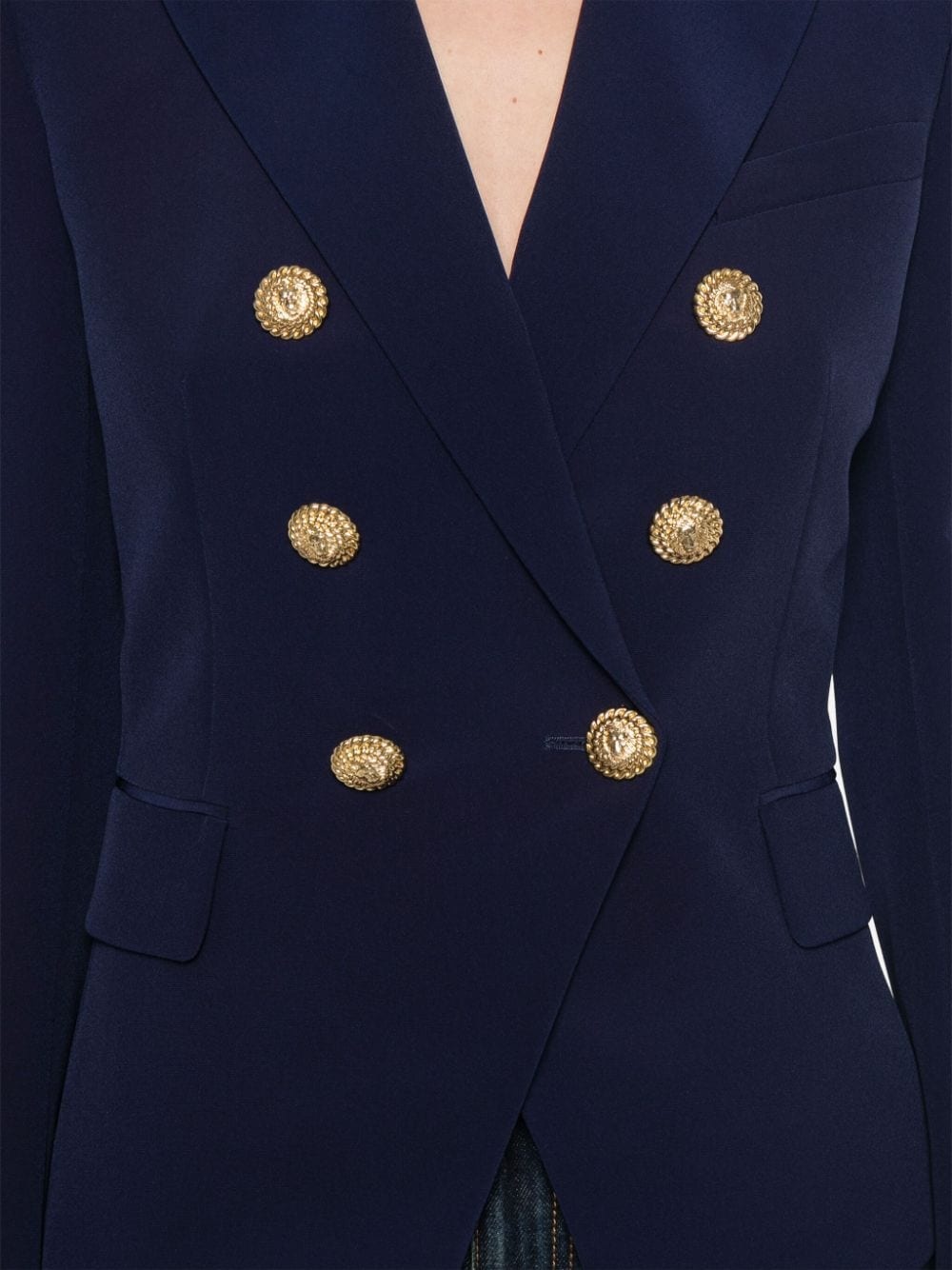 crepe blazer - 5