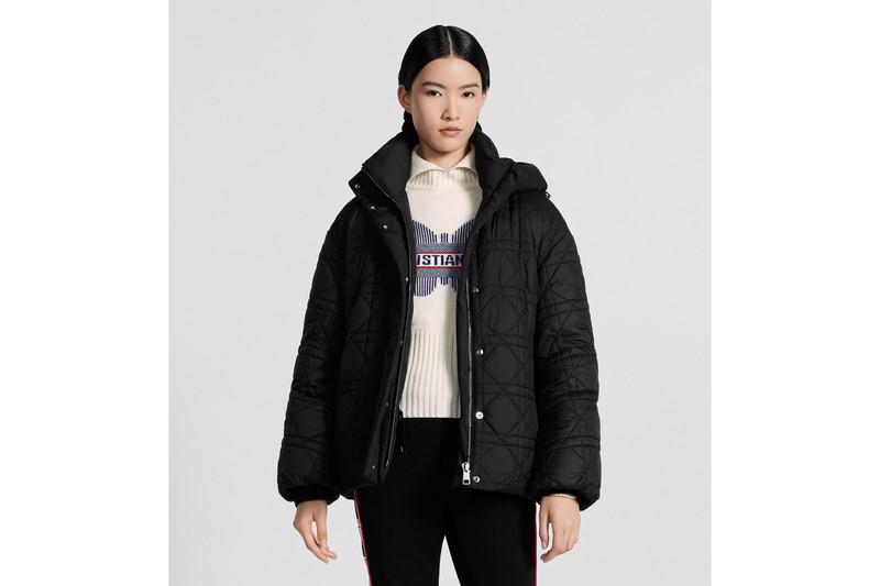 DiorAlps Macrocannage Hooded Puffer Jacket 2