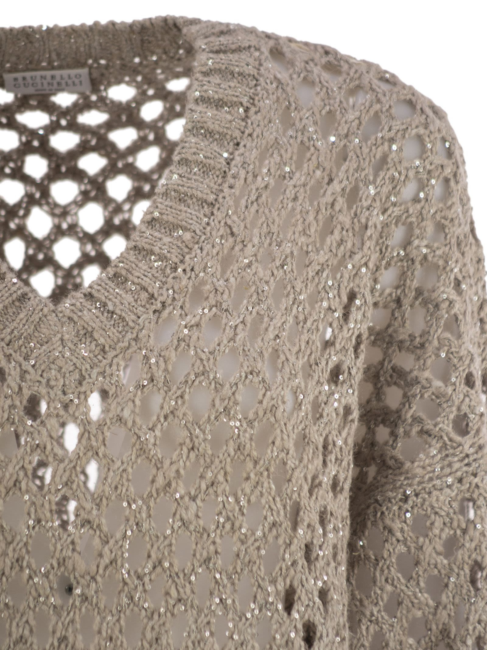 Brunello Cucinelli Women Dazzling Net Silk And Linen Jersey - 4