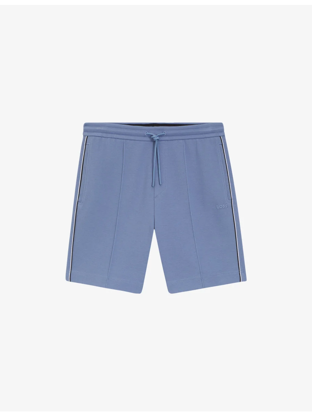 Side-Stripe Cotton-Blend Shorts - 1