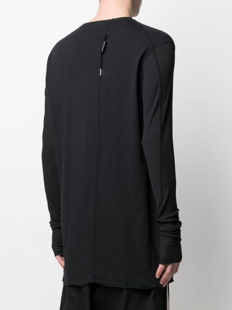 round neck long-sleeved T-shirt - 4