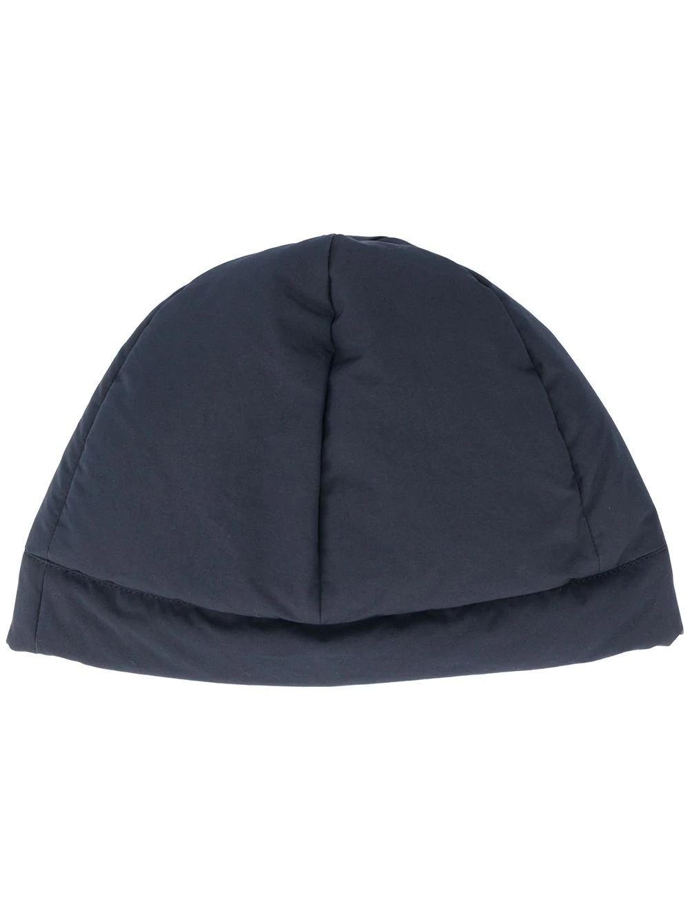 six-panel construction padded beanie - 1