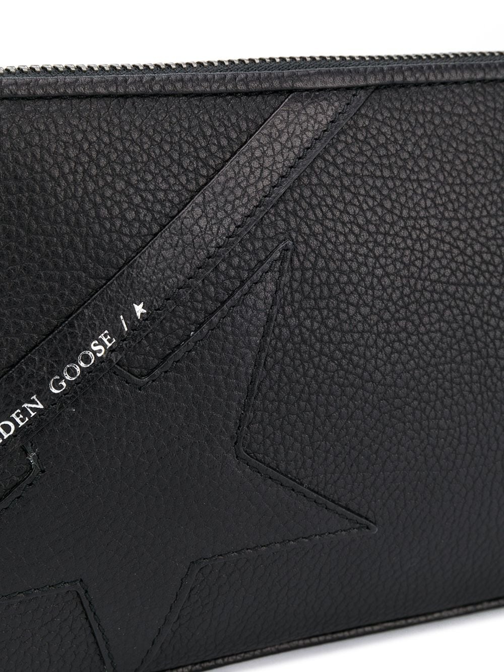 logo embossed clutch bag - 4