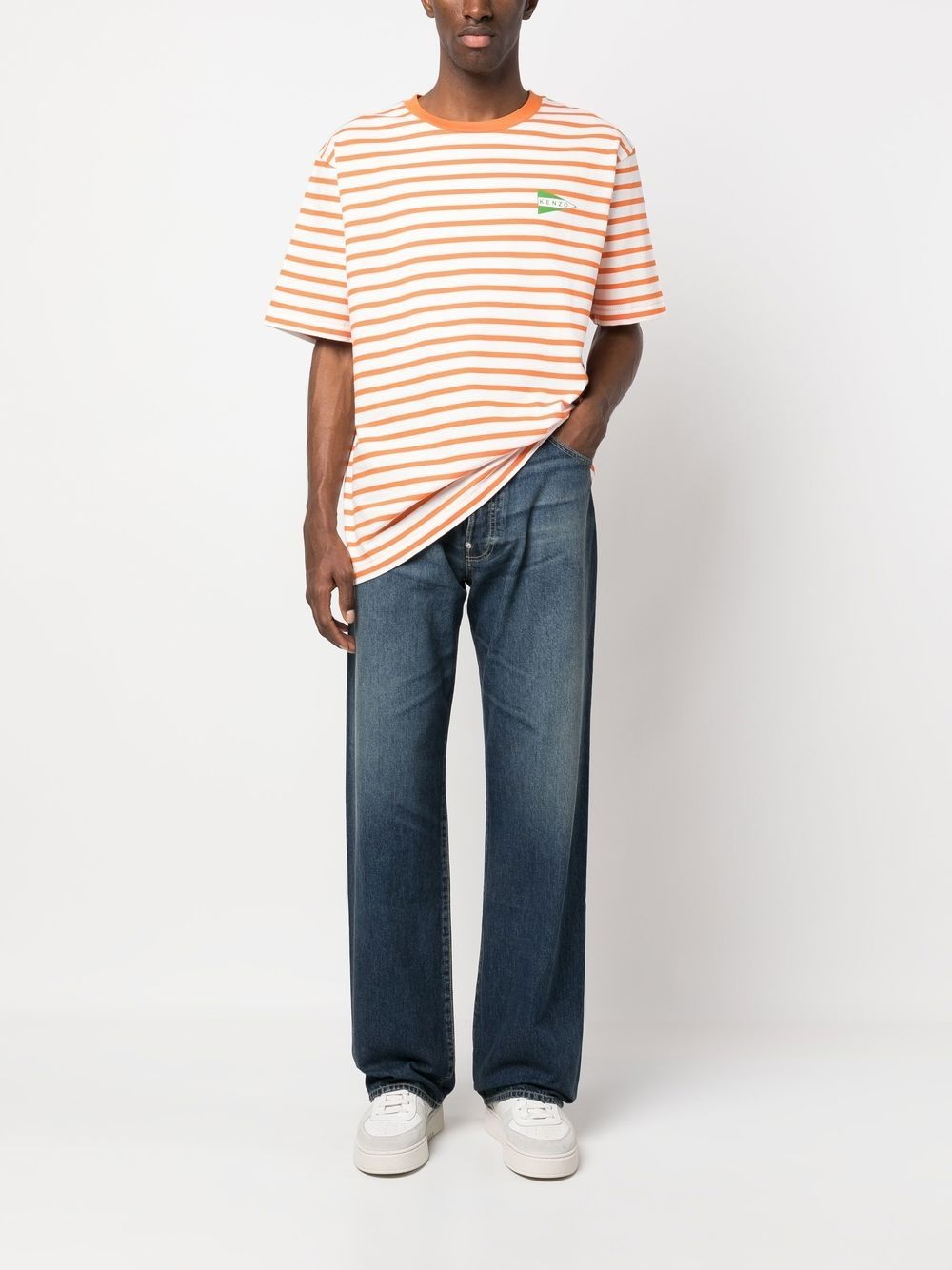 mid-rise straight-leg jeans - 2