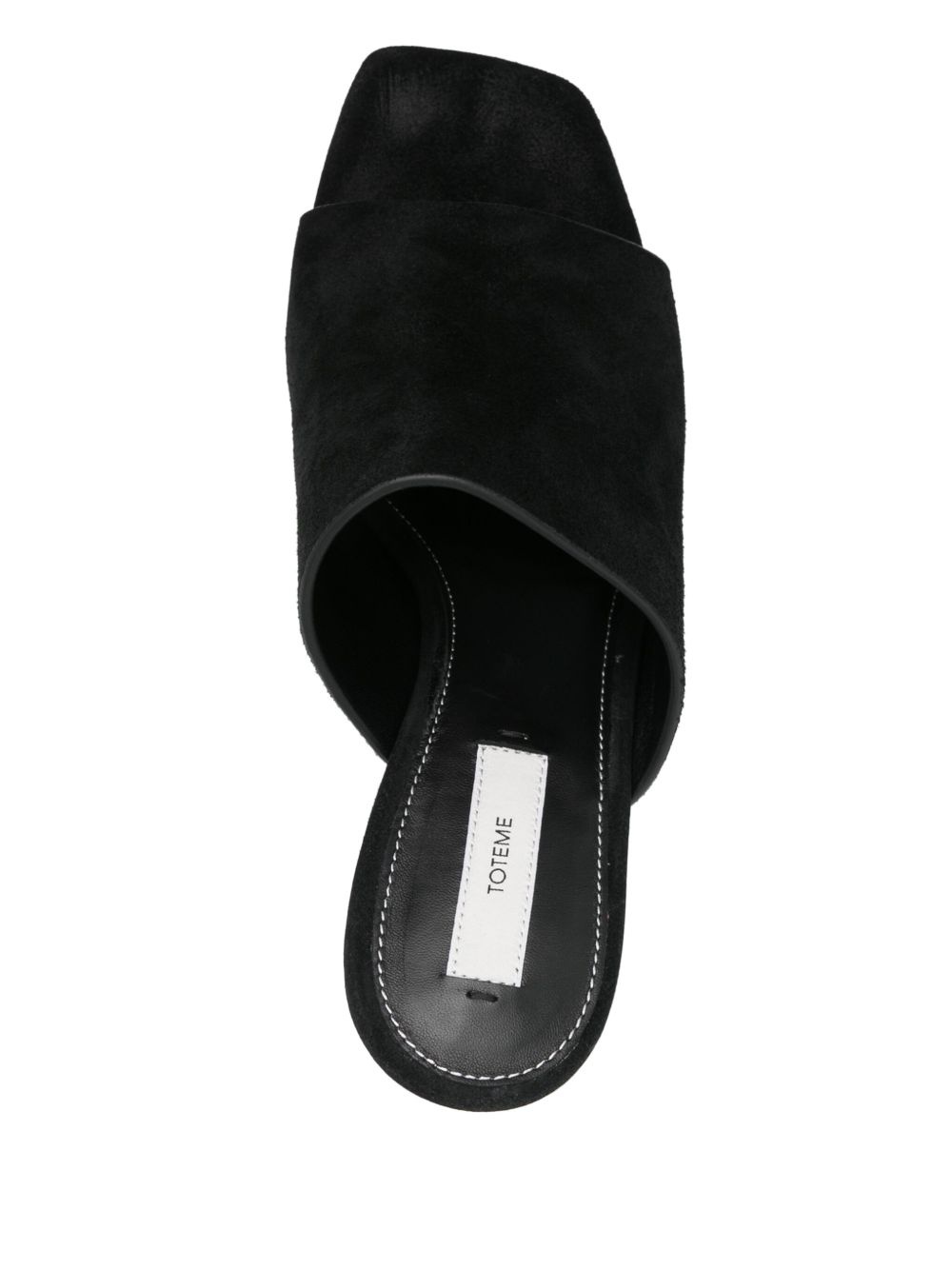 90mm velour mules - 4