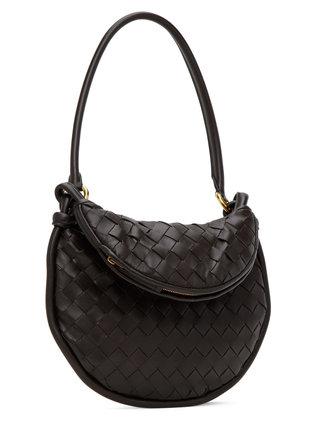 Brown Small Gemelli Shoulder Bag - 2