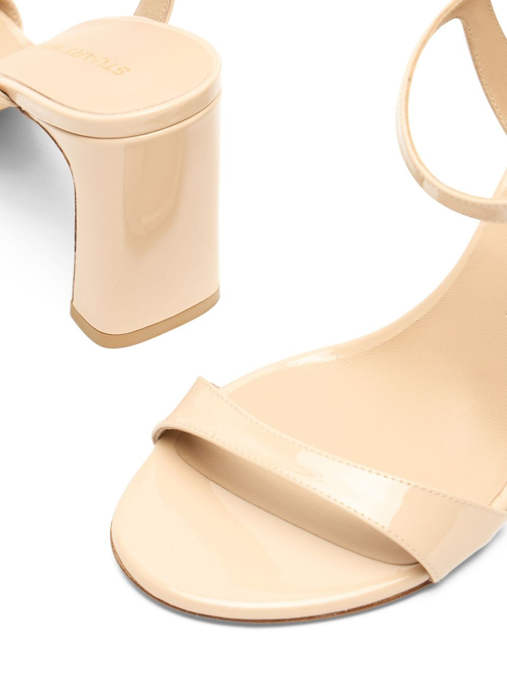 85mm Babette 85 patent leather ankle-strap sandals - 4