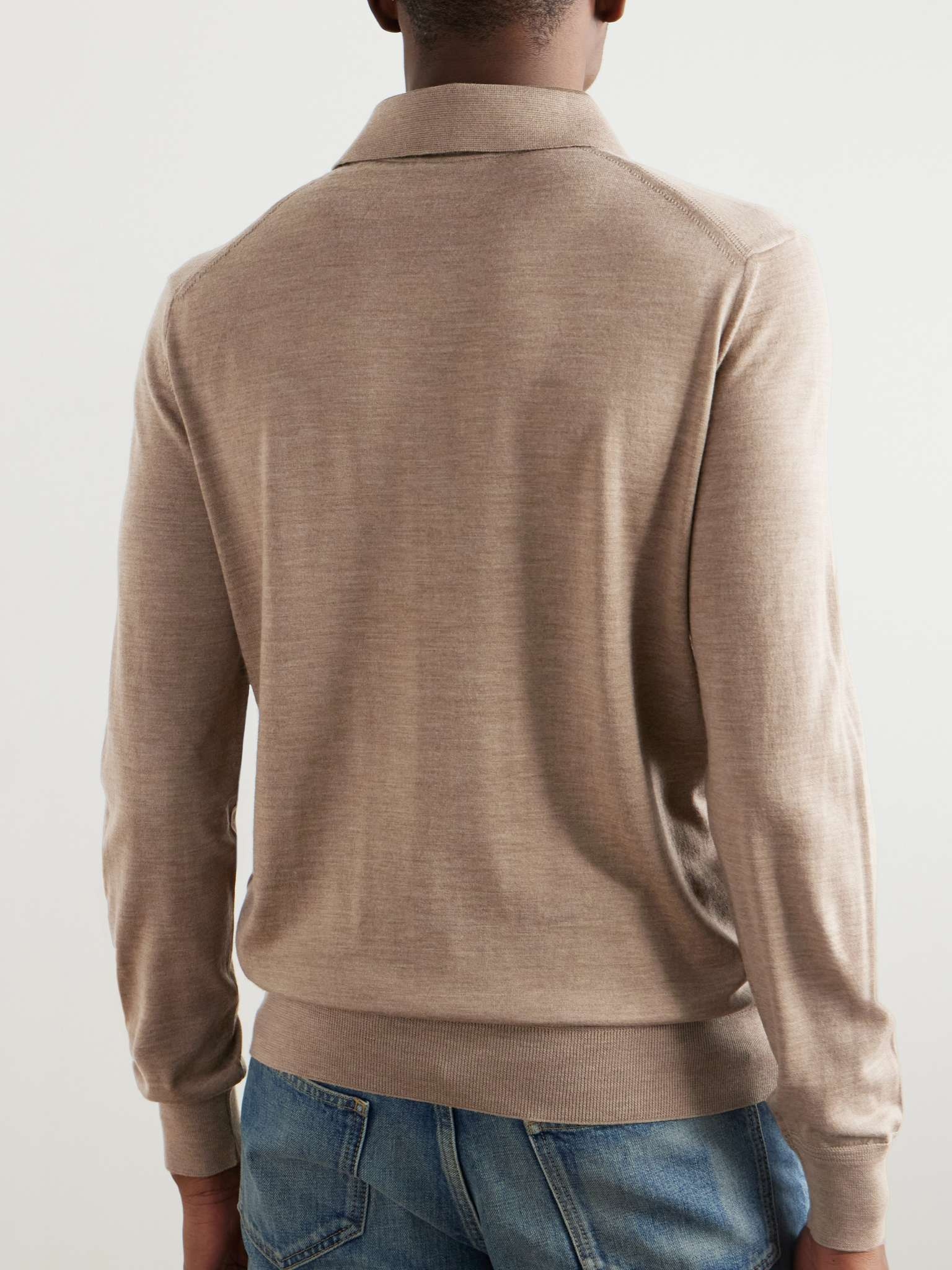 Merino Wool Polo Shirt - 3