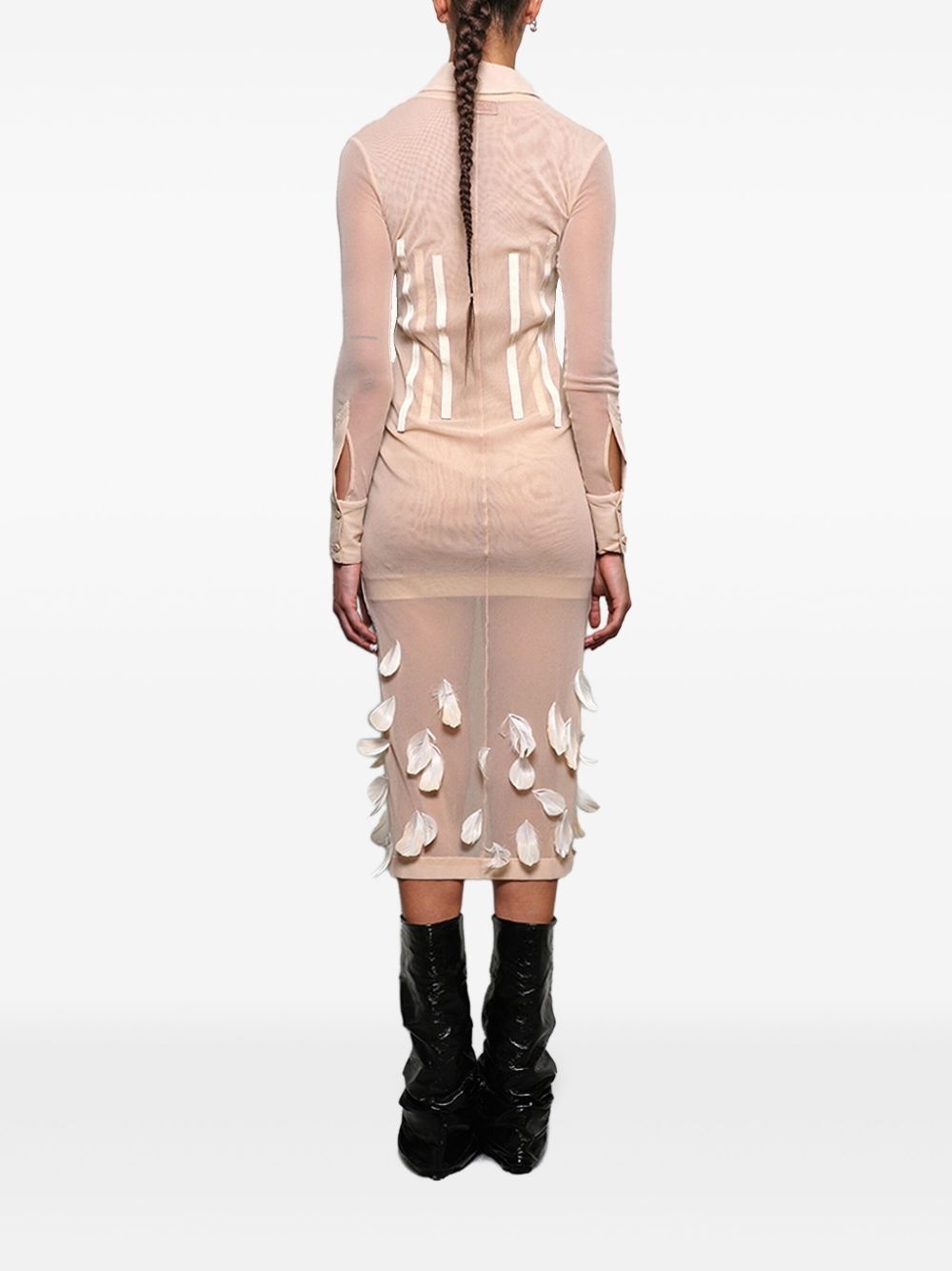long sleeve dress - 5