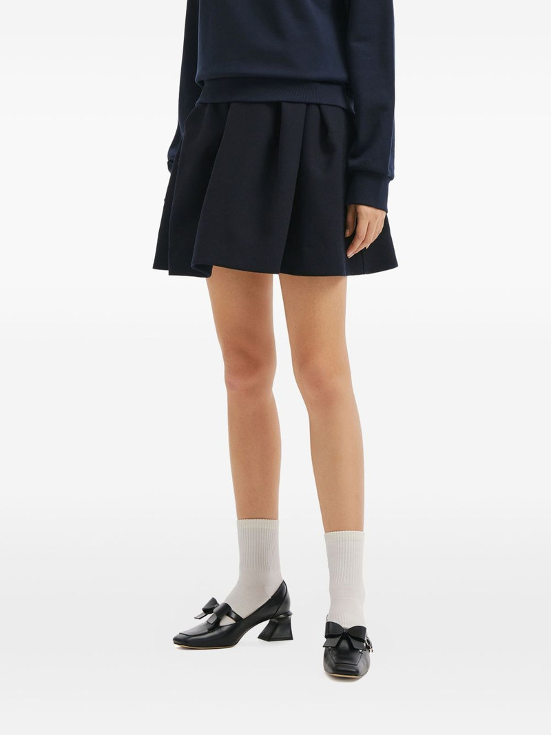 pleated mini skirt 1
