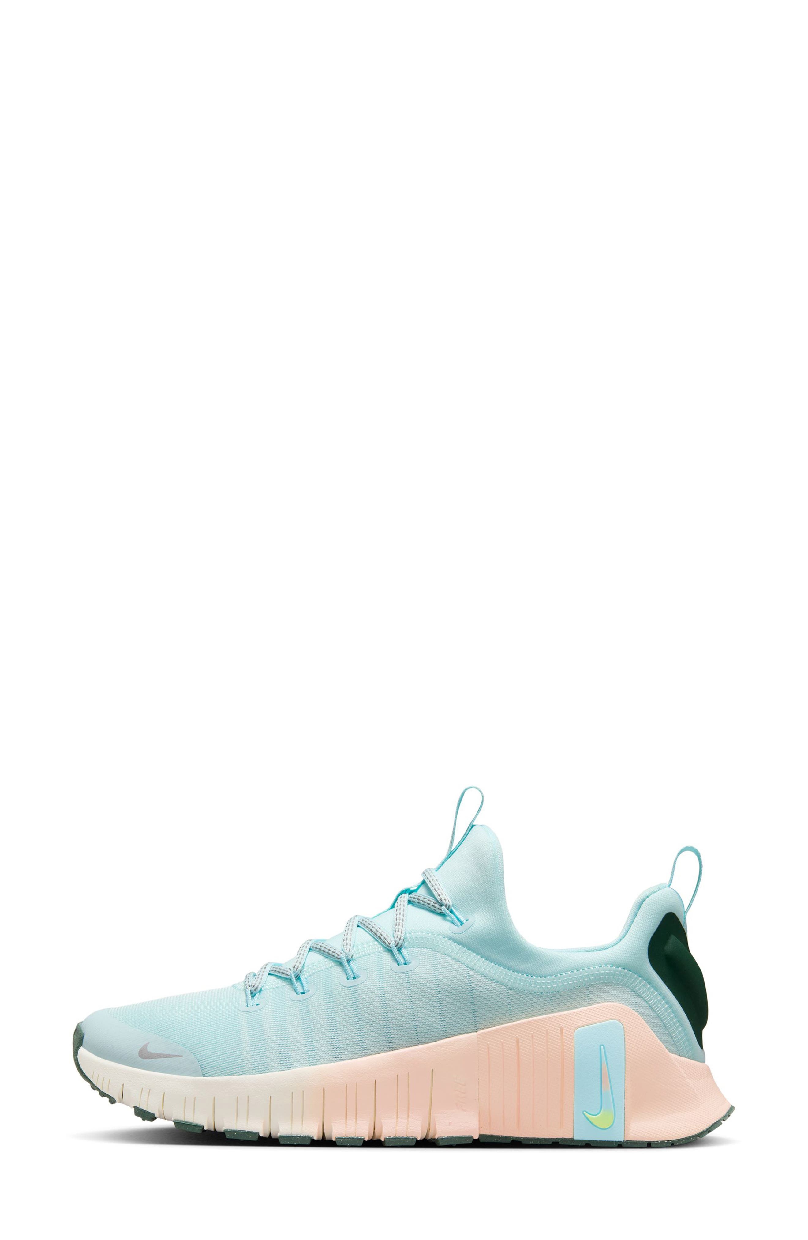 Nike Free Metcon 6 Training Shoe in Glacier Blue/Silver at Nordstrom - 2