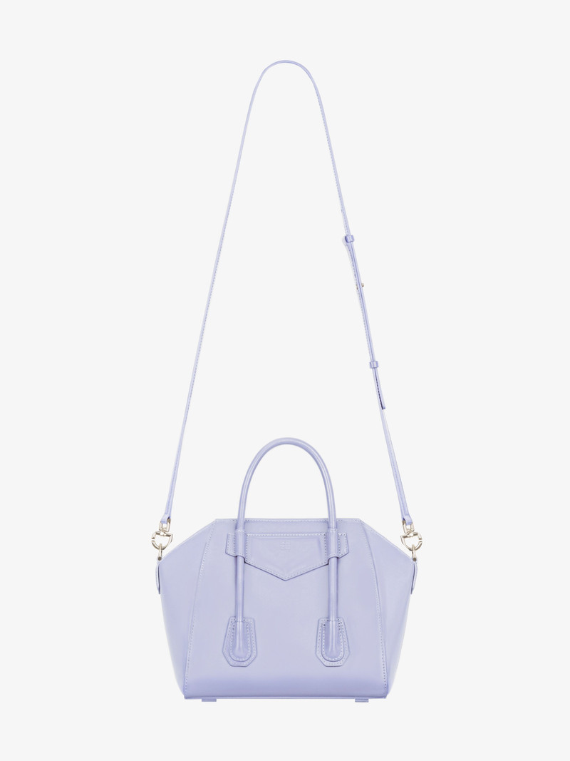 MINI ANTIGONA LOCK BAG IN BOX LEATHER 4