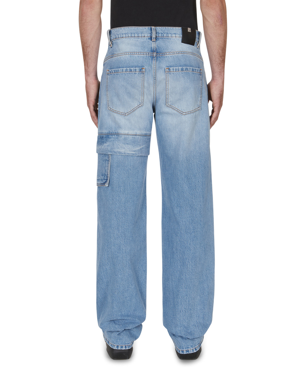 OVERSIZED DENIM CARGO PANT - 5