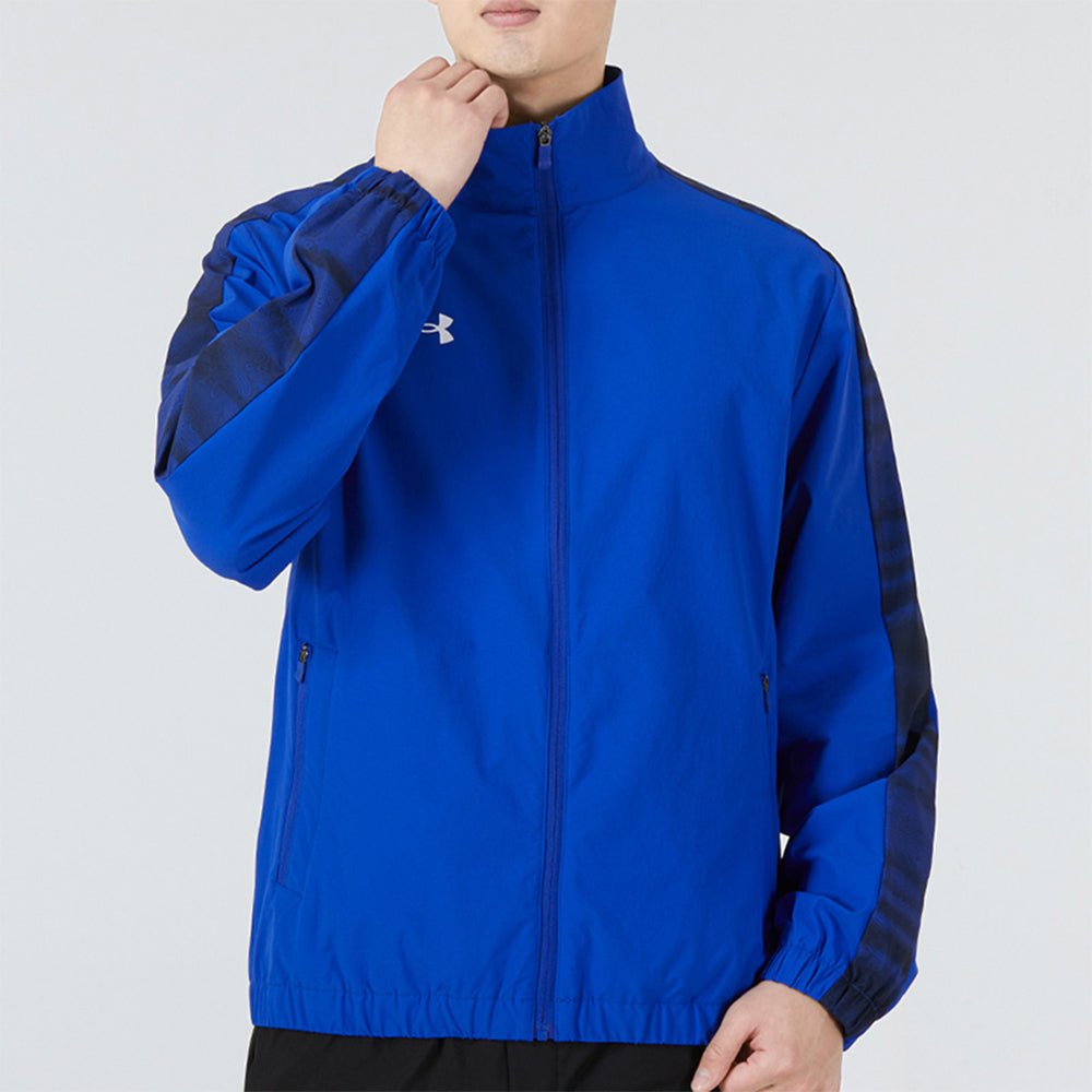 Under Armour Sportstyle Woven Full Zip Jacket 'Blue' 22500401-400 - 3