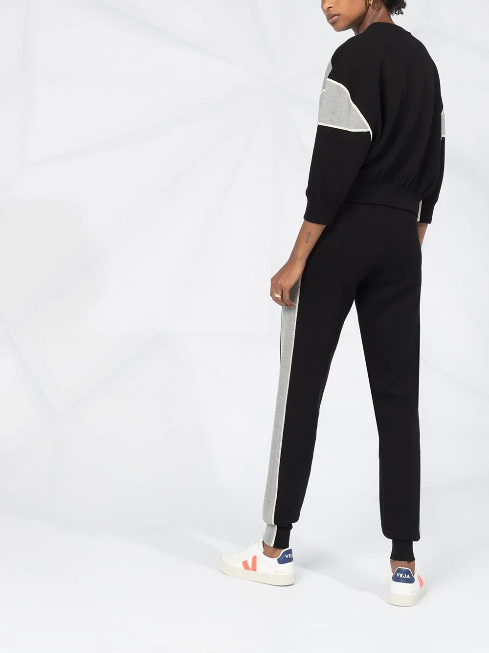 side-stripe track pants - 6