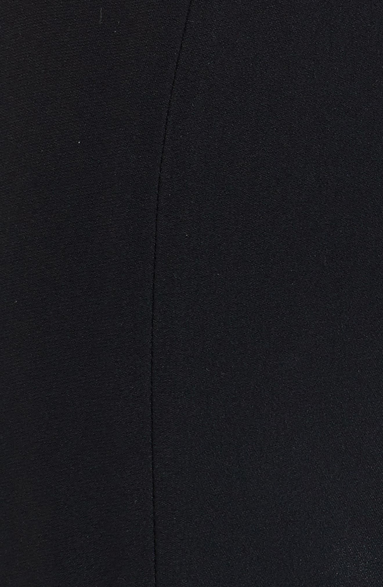 Leaf Crepe Slim Bootcut Pants - 5